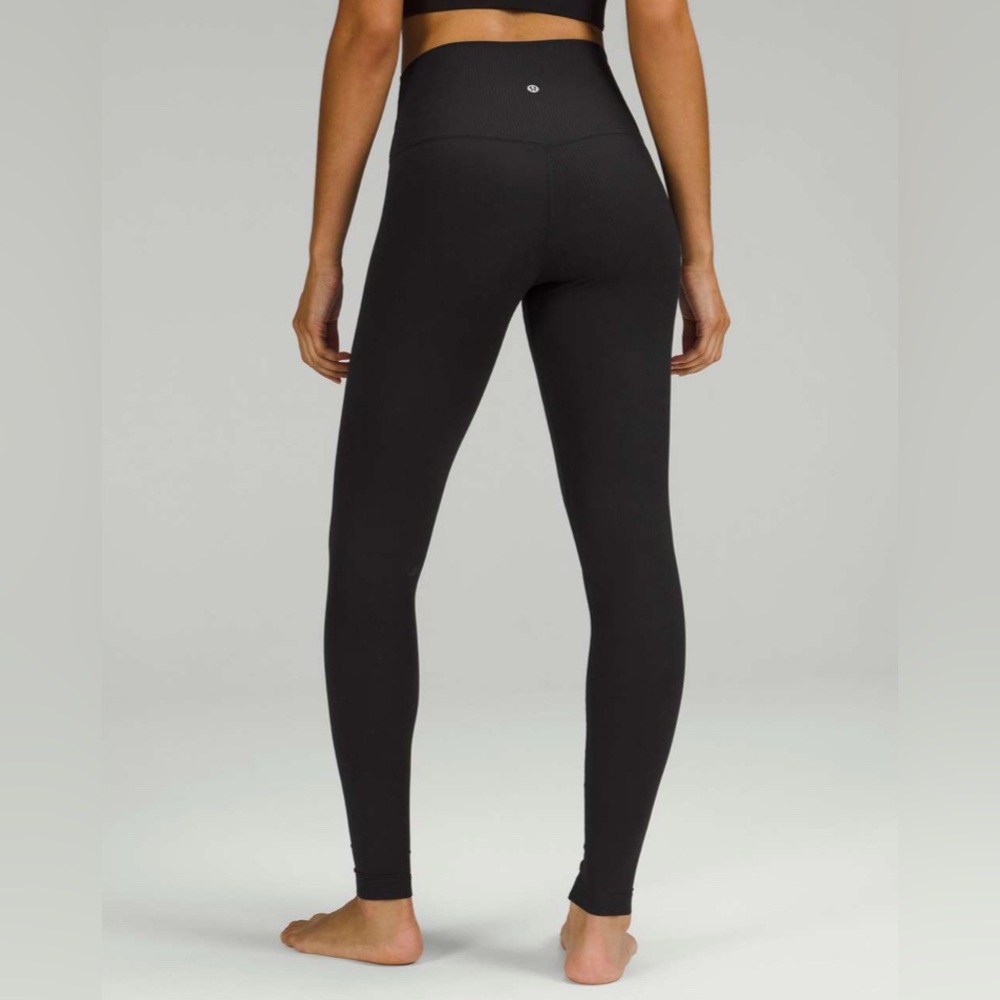 Lululemon Align Ribbed High-Rise Pant 28" Black